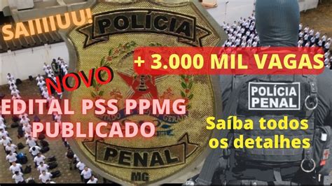 edital pss policia penal mg